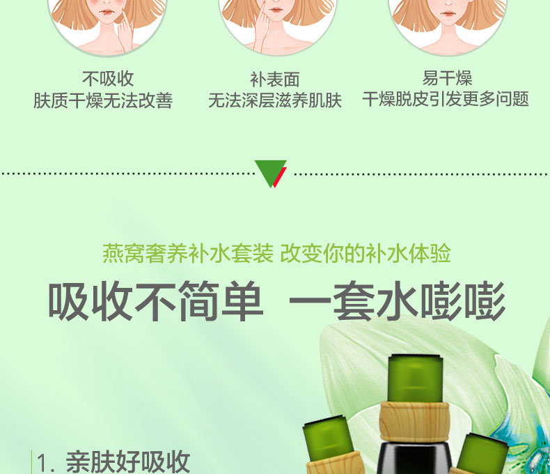 美延雅燕窩奢養(yǎng)補水套裝4